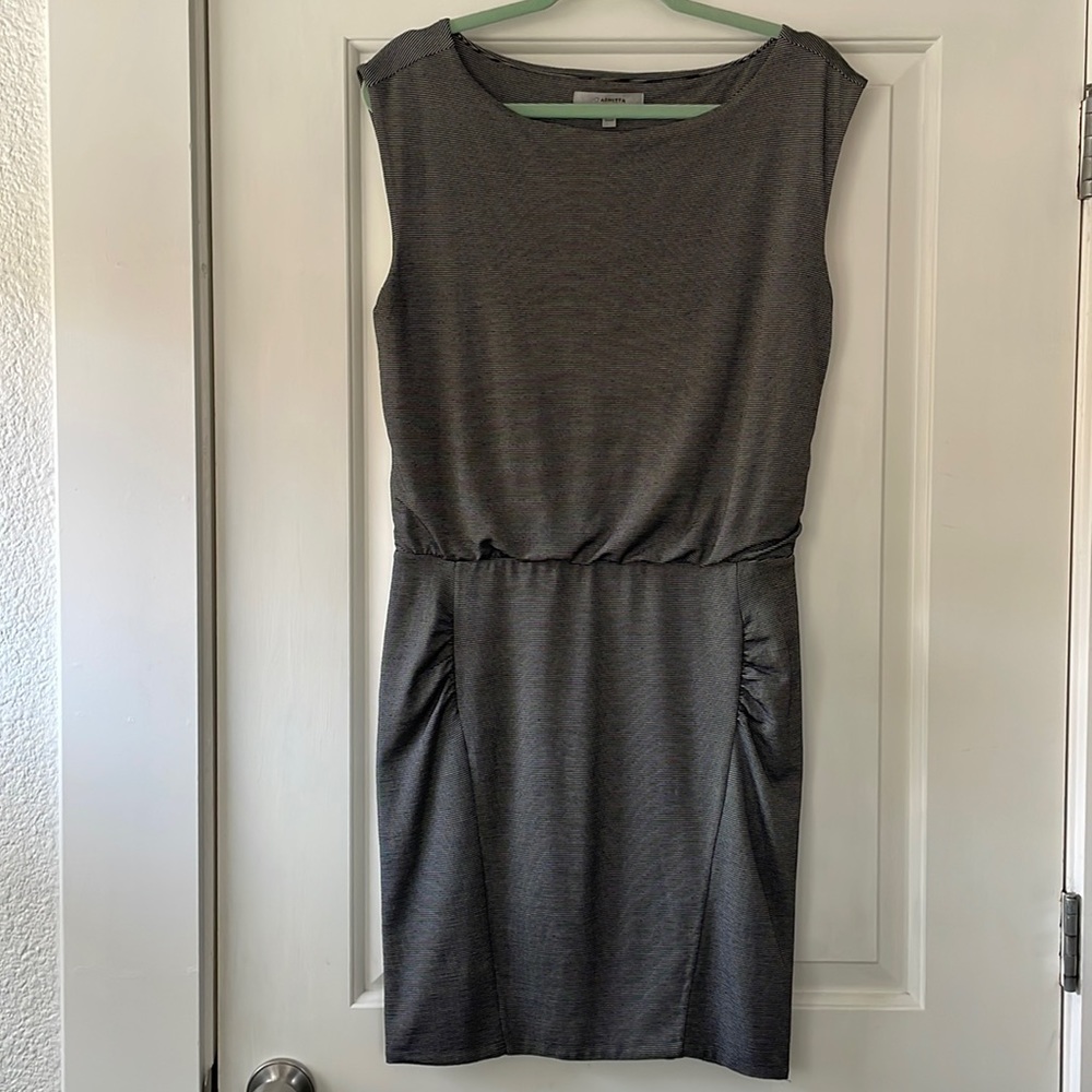 Athleta ladies striped stretch dress